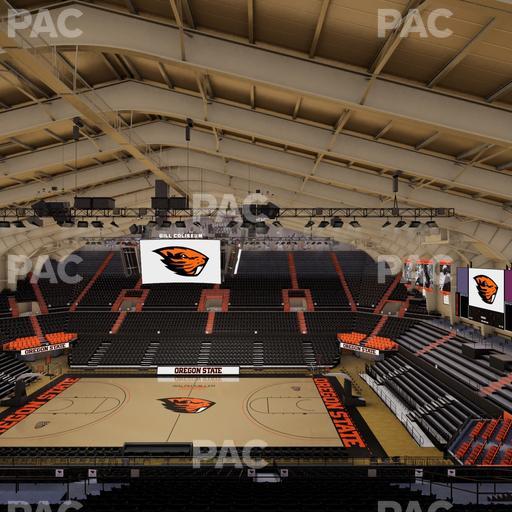 Gill Coliseum - Section 12 Seat View