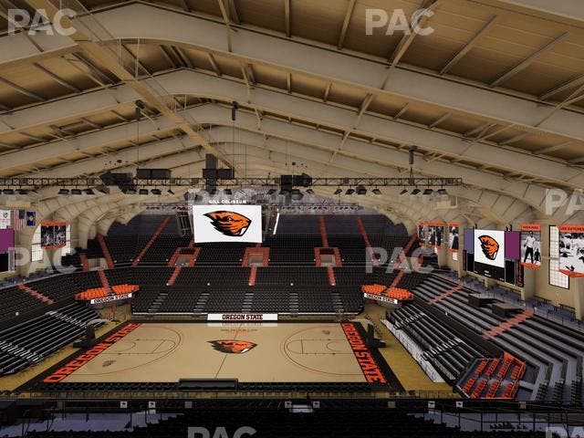 Gill Coliseum - Section 12 Seat View