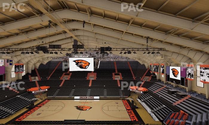 Gill Coliseum - Section 12 Seat View