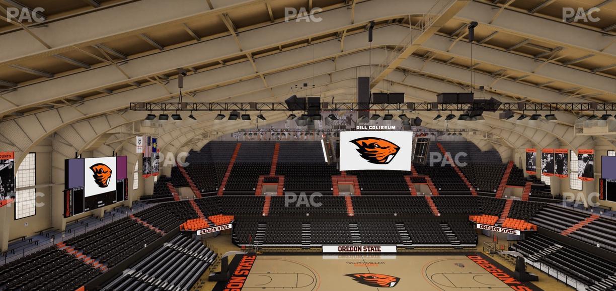 Gill Coliseum - Section 13 Seat View