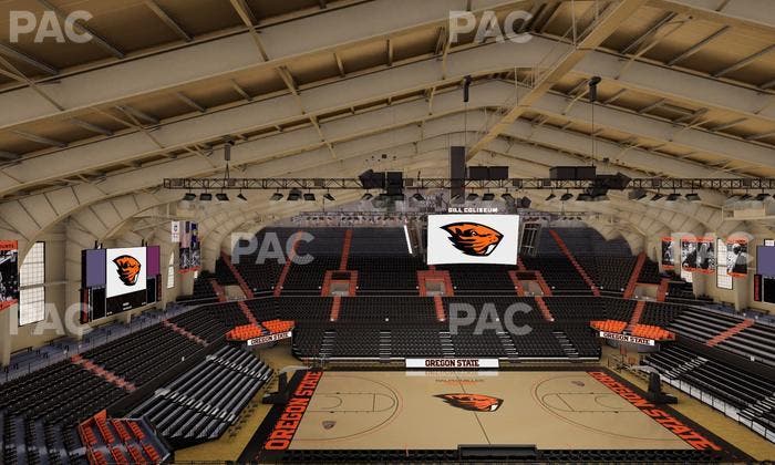 Gill Coliseum - Section 13 Seat View