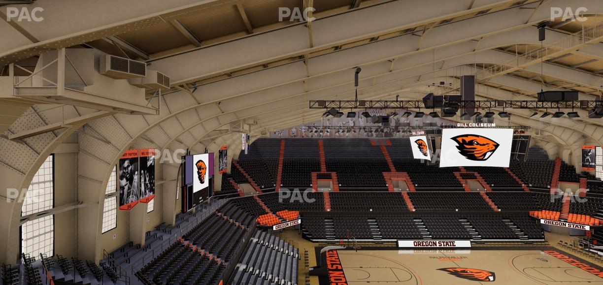 Gill Coliseum - Section 14 Seat View