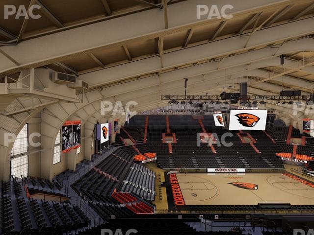 Gill Coliseum - Section 14 Seat View
