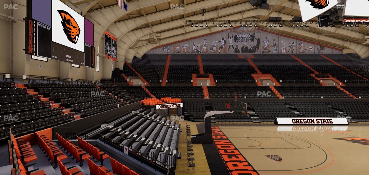 Gill Coliseum - Section 14 Seat View