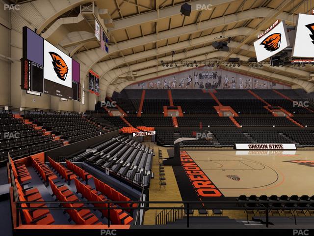 Gill Coliseum - Section 14 Seat View Gill Coliseum - Section 14 Seat View
