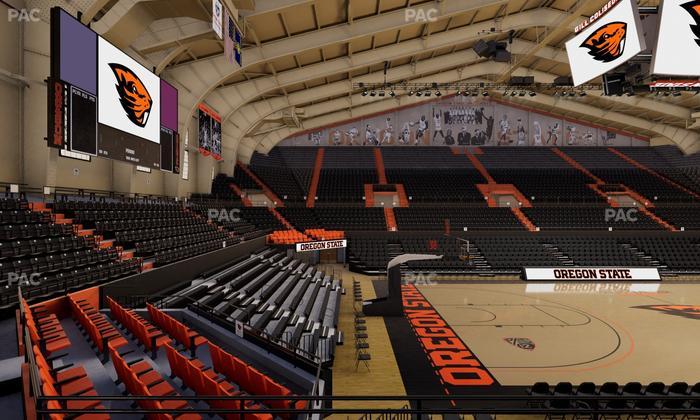 Gill Coliseum - Section 14 Seat View