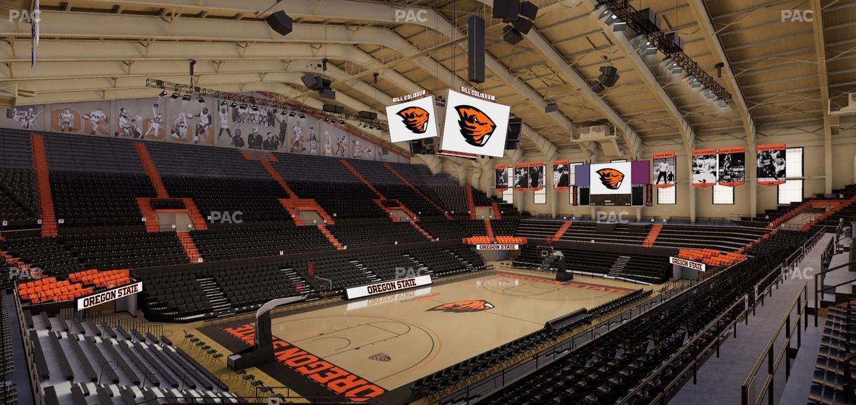 Gill Coliseum - Section 15 Seat View