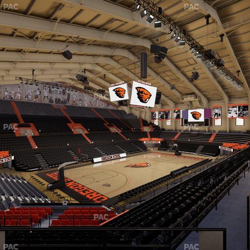 Gill Coliseum - Section 15 Seat View