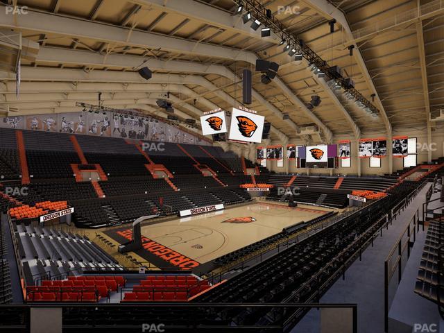 Gill Coliseum - Section 15 Seat View Gill Coliseum - Section 15 Seat View