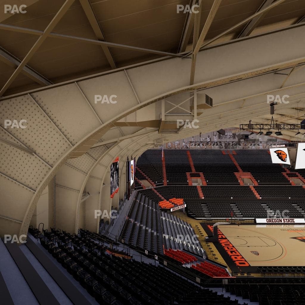 Gill Coliseum - Section 15 Seat View