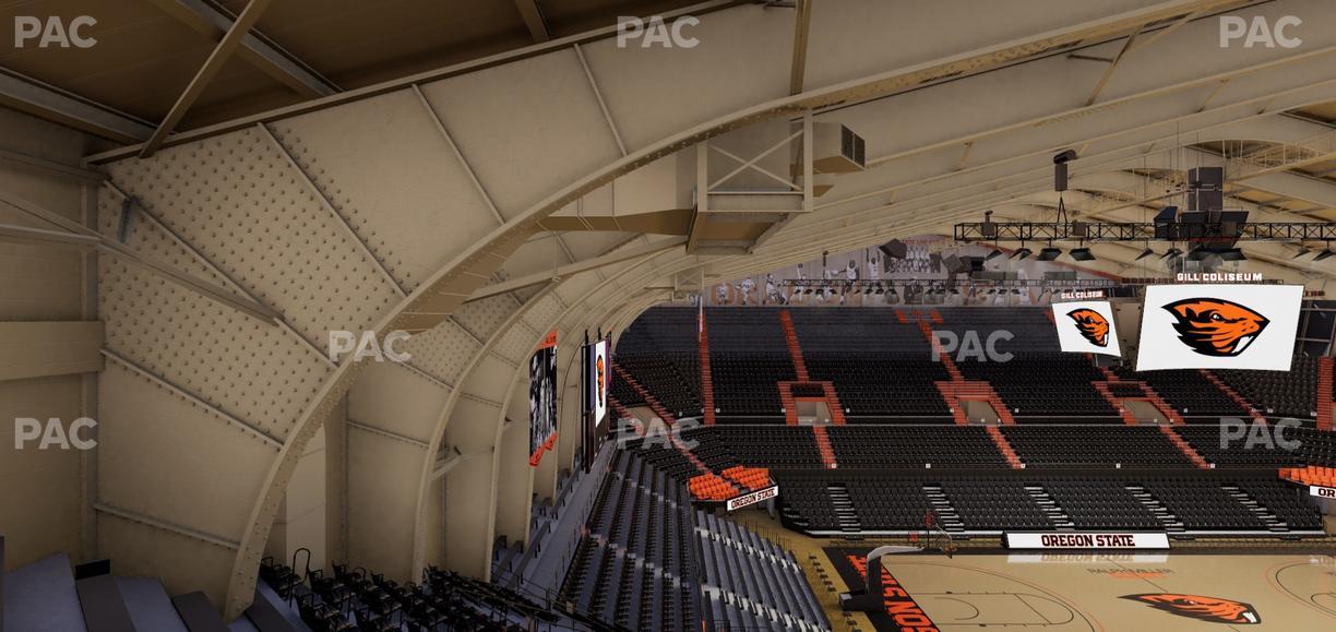 Gill Coliseum - Section 15 Seat View