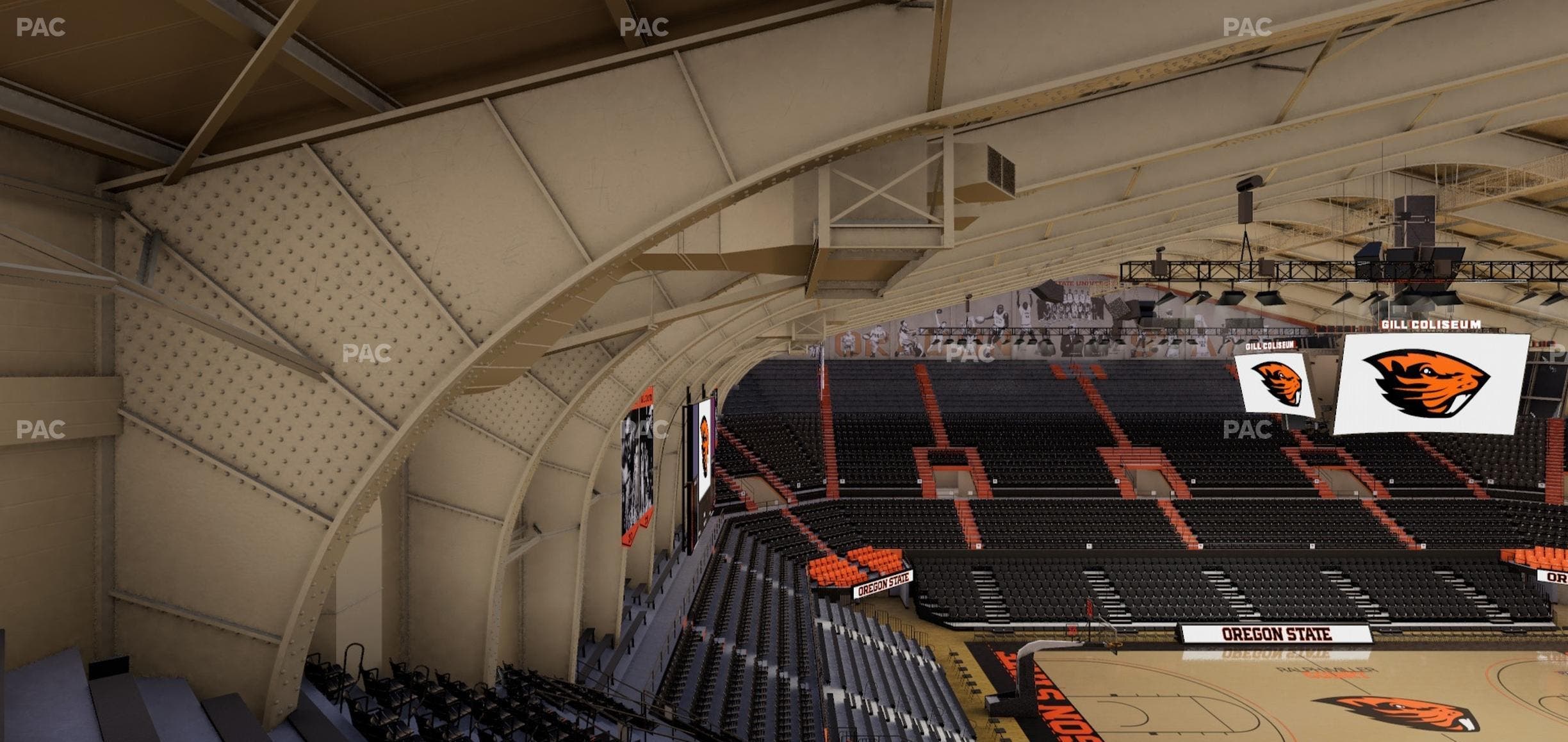 Gill Coliseum - Section 15 Seat View
