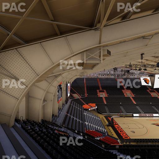 Gill Coliseum - Section 15 Seat View