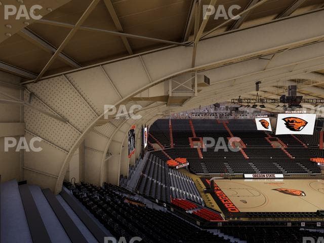 Gill Coliseum - Section 15 Seat View