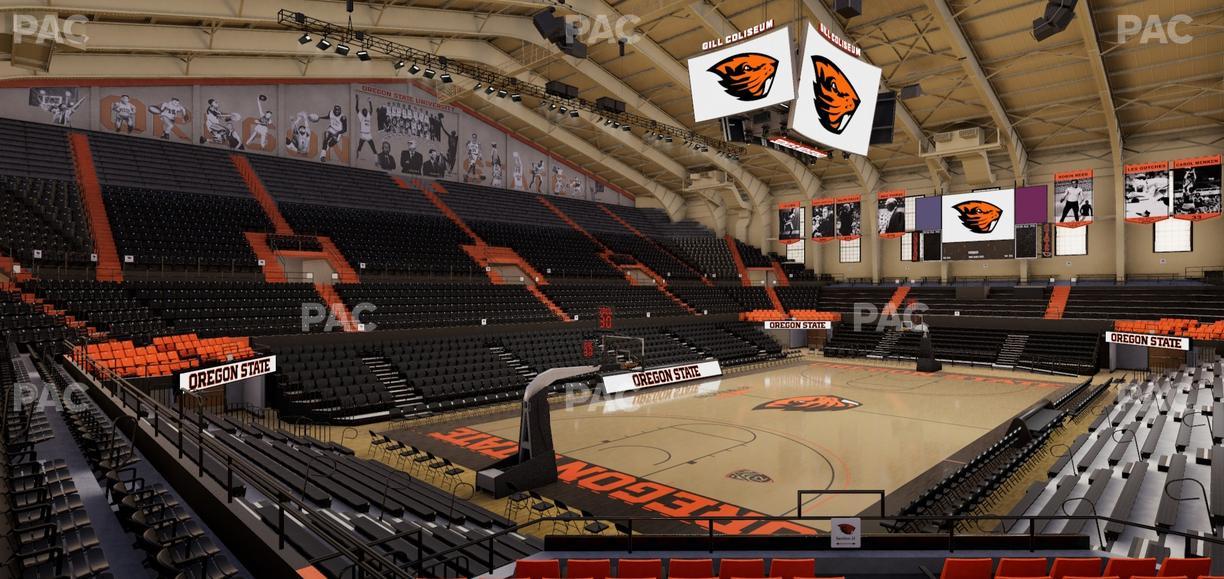 Gill Coliseum - Section 16 Seat View