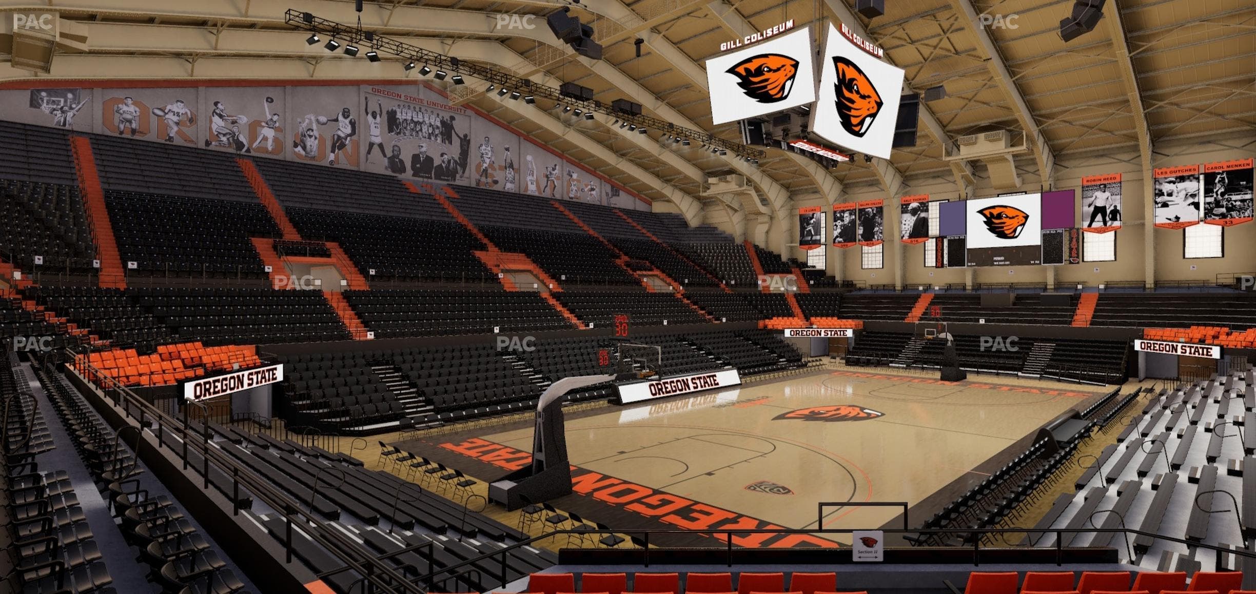 Gill Coliseum - Section 16 Seat View