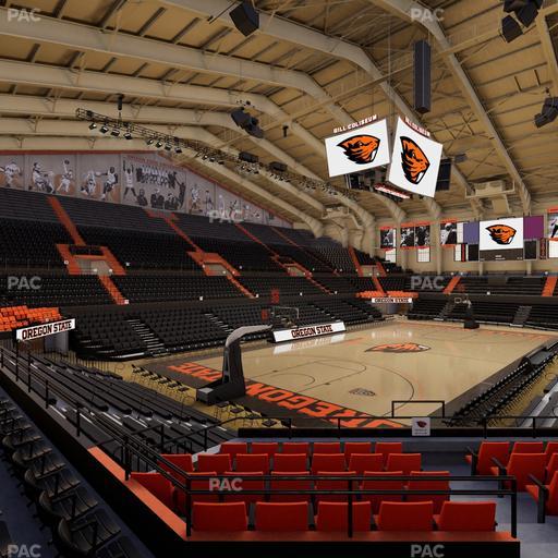 Gill Coliseum - Section 16 Seat View