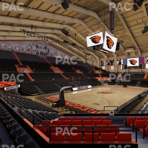 Gill Coliseum - Section 16 Seat View