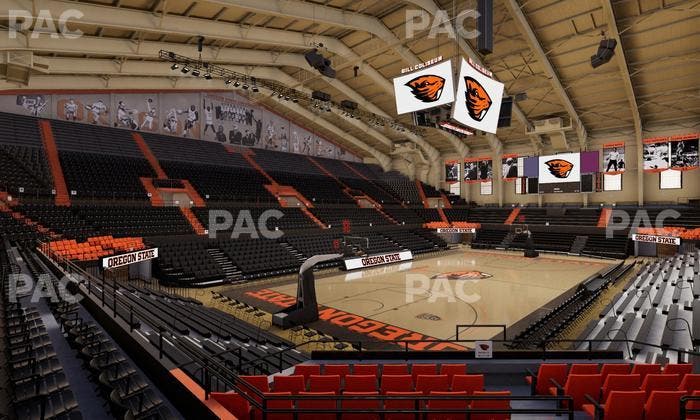 Gill Coliseum - Section 16 Seat View