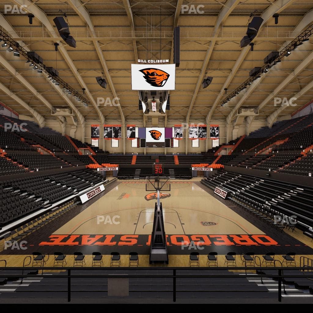 Gill Coliseum - Section 17 Seat View