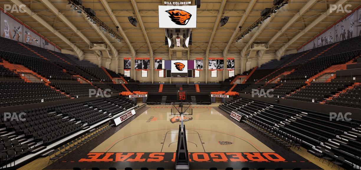Gill Coliseum - Section 17 Seat View