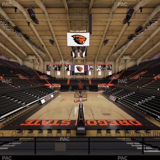 Gill Coliseum - Section 17 Seat View