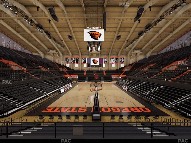 Gill Coliseum - Section 17 Seat View Gill Coliseum - Section 17 Seat View