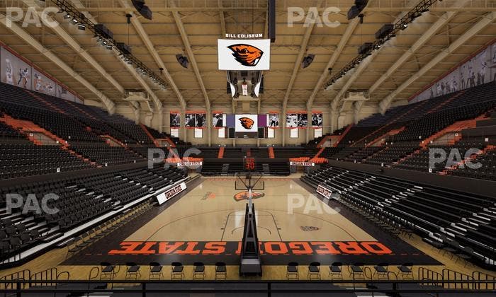 Gill Coliseum - Section 17 Seat View