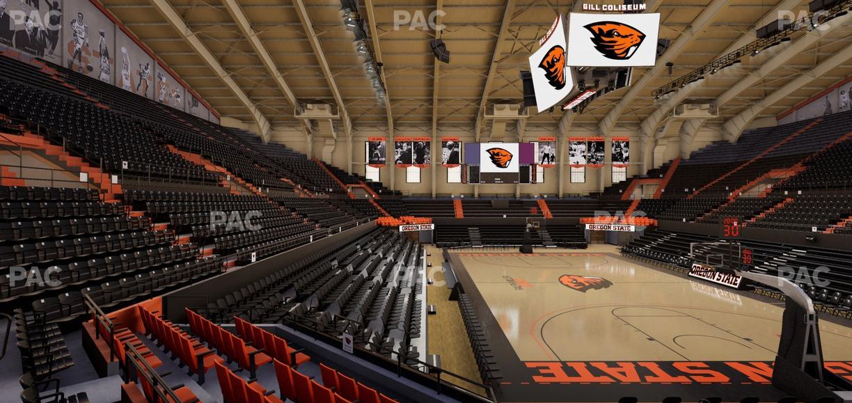 Gill Coliseum - Section 18 Seat View