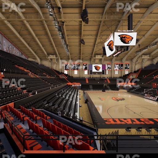 Gill Coliseum - Section 18 Seat View