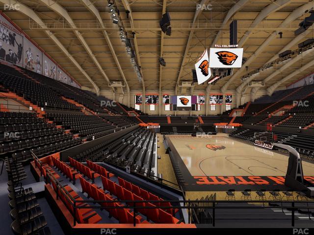 Gill Coliseum - Section 18 Seat View Gill Coliseum - Section 18 Seat View