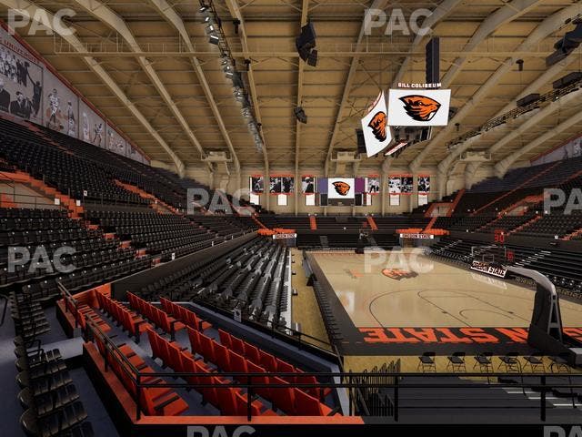 Gill Coliseum - Section 18 Seat View