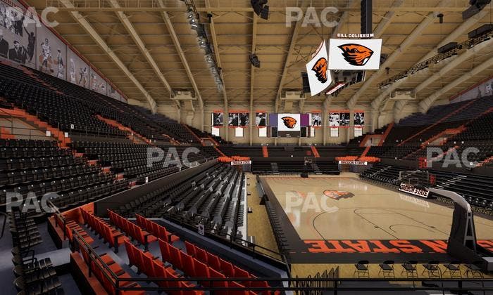 Gill Coliseum - Section 18 Seat View
