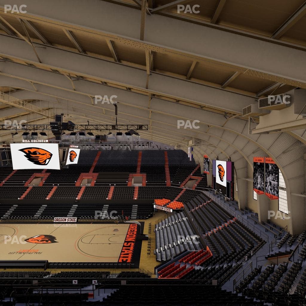 Gill Coliseum - Section 2 Seat View