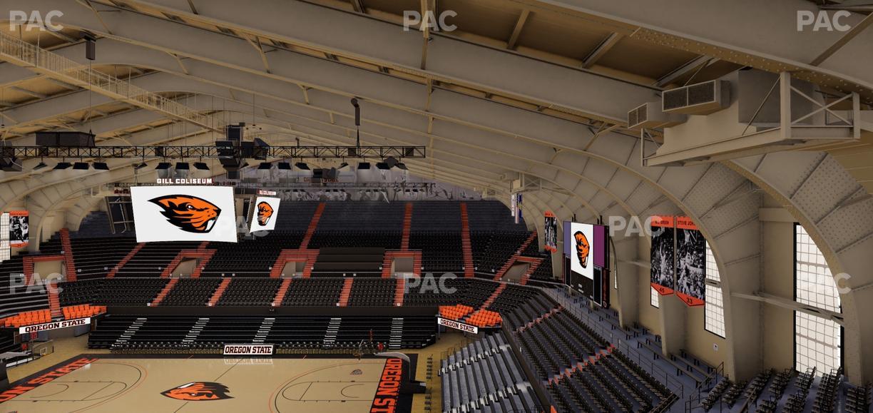 Gill Coliseum - Section 2 Seat View