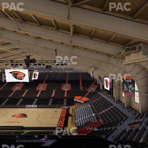 Gill Coliseum - Section 2 Seat View