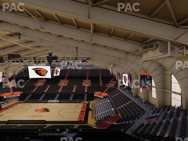 Gill Coliseum - Section 2 Seat View