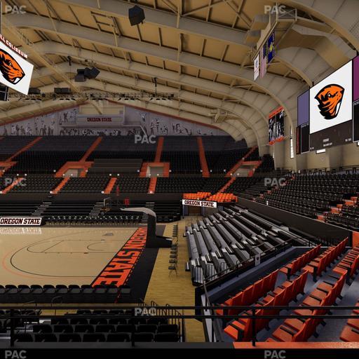 Gill Coliseum - Section 2 Seat View
