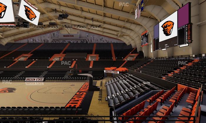 Gill Coliseum - Section 2 Seat View