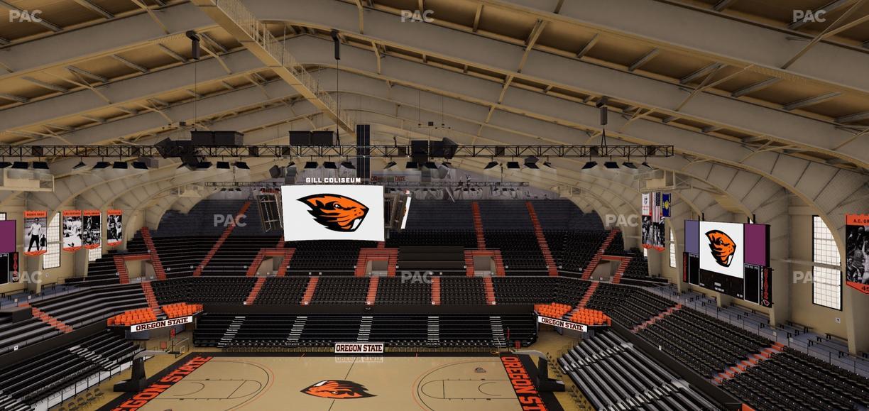 Gill Coliseum - Section 3 Seat View