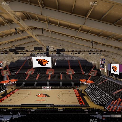 Gill Coliseum - Section 3 Seat View