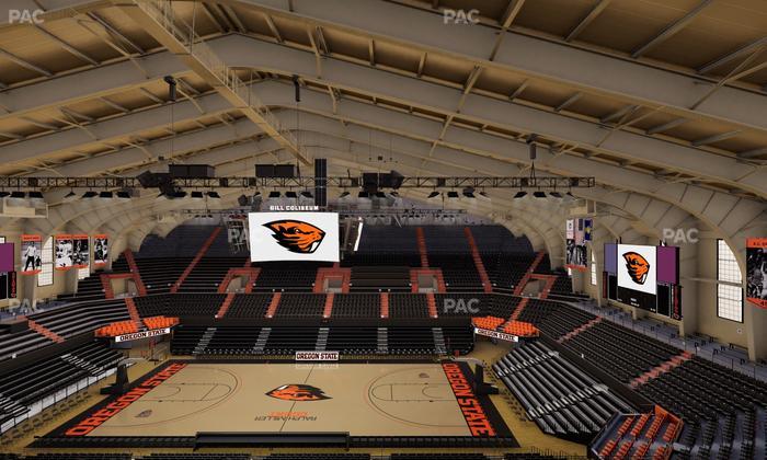 Gill Coliseum - Section 3 Seat View