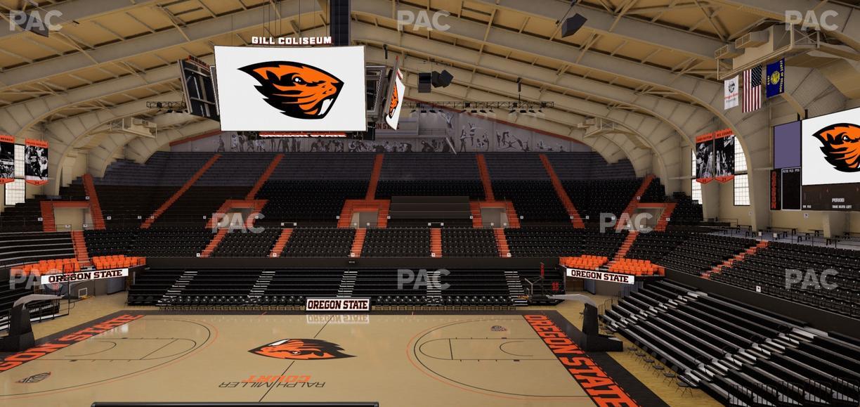 Gill Coliseum - Section 3 Seat View
