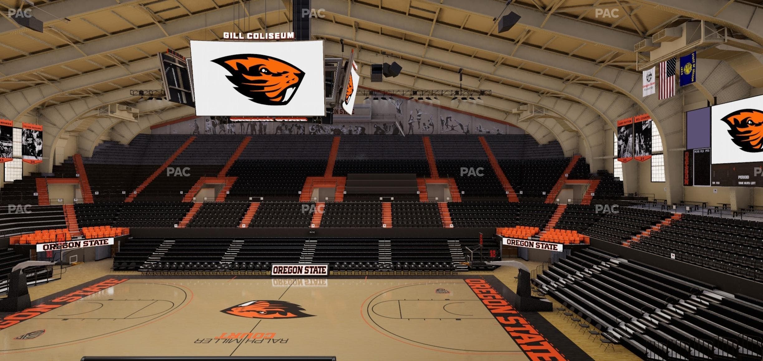 Gill Coliseum - Section 3 Seat View