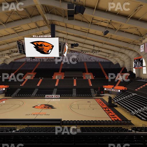 Gill Coliseum - Section 3 Seat View