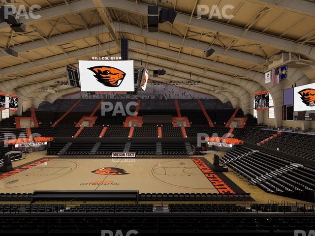 Gill Coliseum - Section 3 Seat View