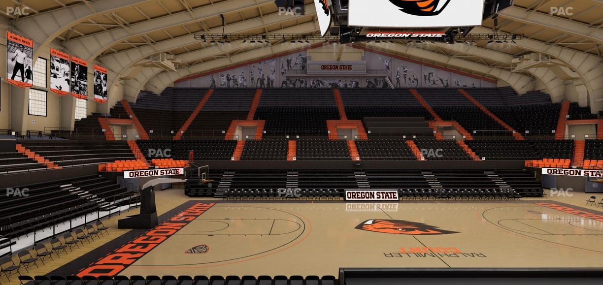 Gill Coliseum - Section 4 Seat View