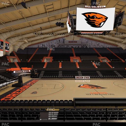 Gill Coliseum - Section 4 Seat View