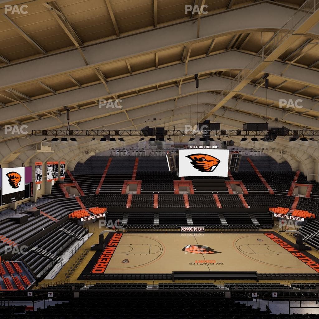 Gill Coliseum - Section 4 Seat View