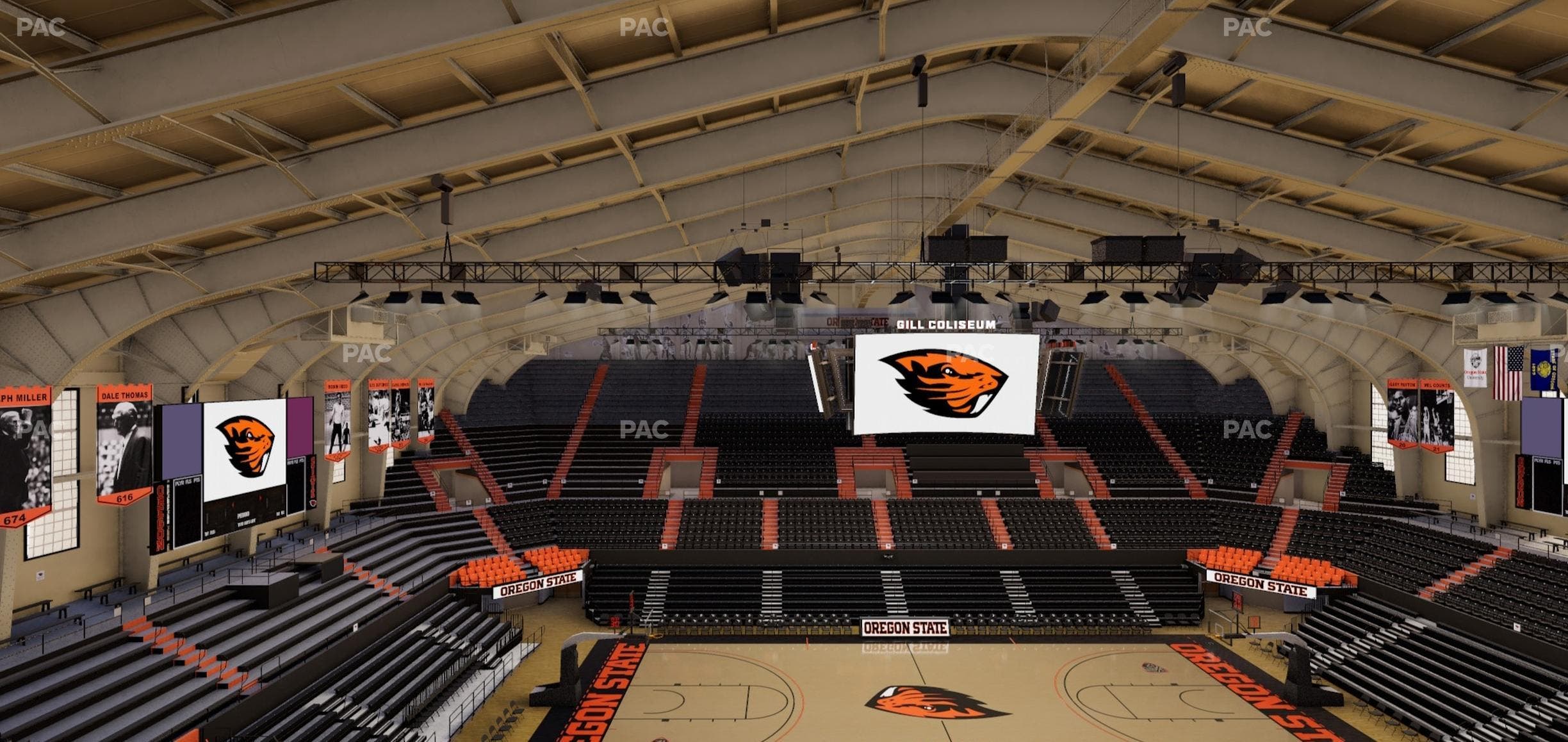 Gill Coliseum - Section 4 Seat View